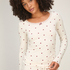 Top Lace Dot, Biały