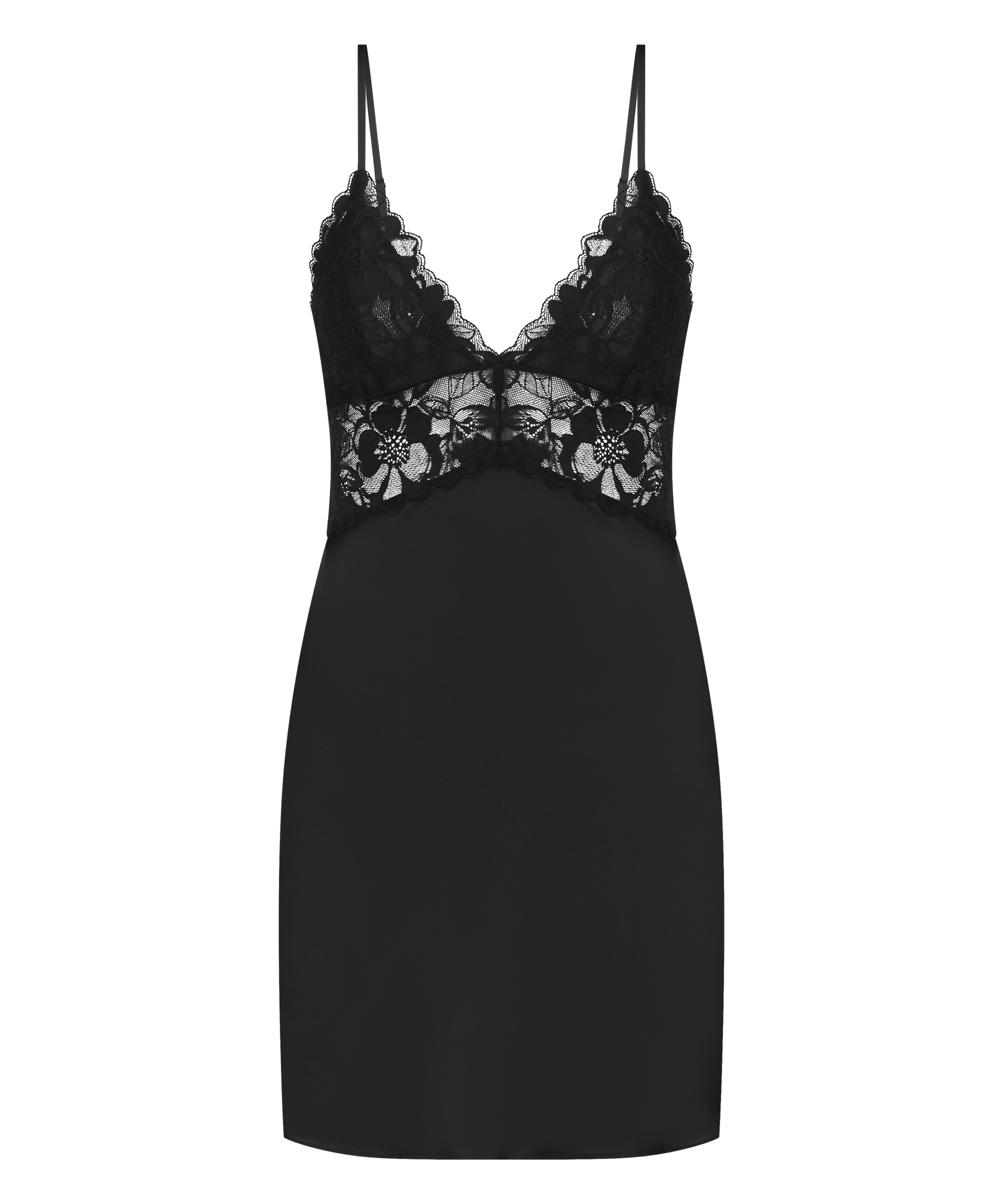 Satynowa halka, Czarny, main