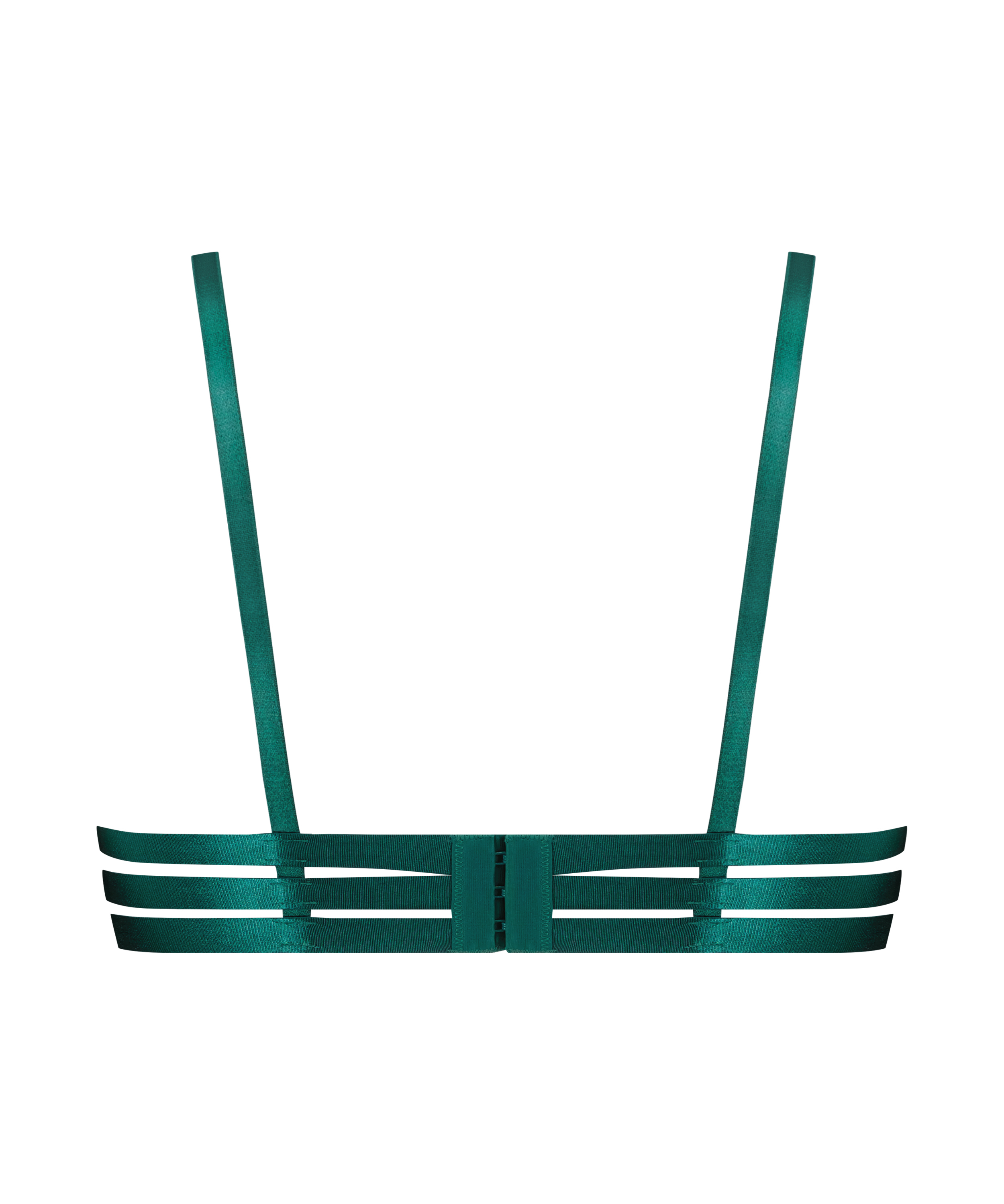 Nieuformowany biustonosz z fiszbinami Courtney, Zielony, main