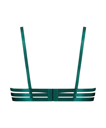 Nieuformowany biustonosz z fiszbinami Courtney, Zielony