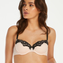Biustonosz usztywniany z fiszbinami Secret Lace, R&oacute;żowy