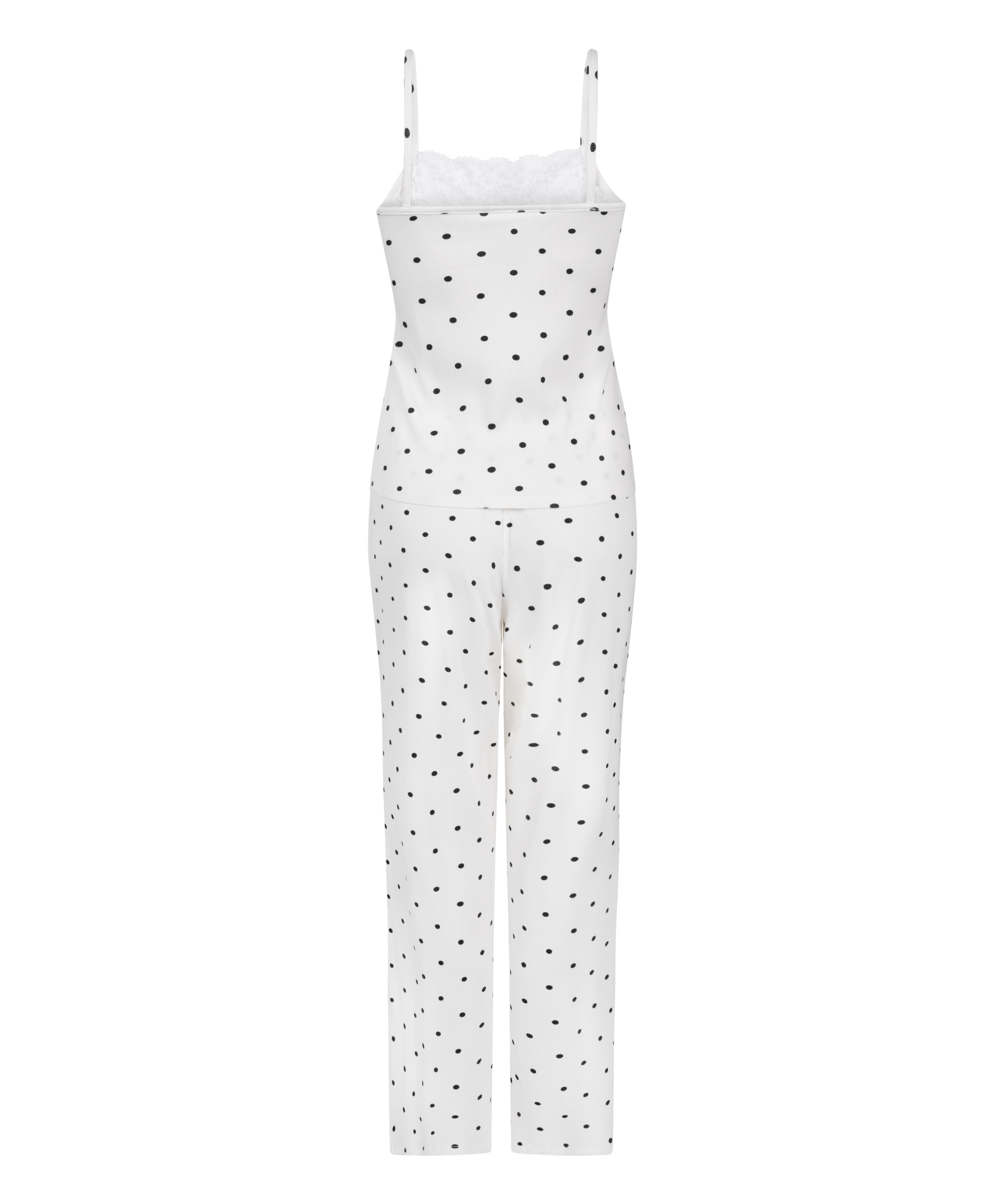 Komplet Piżamy Dots, Biały, main