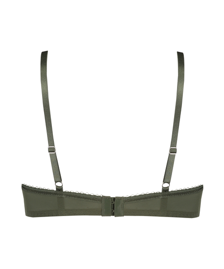 Biustonosz nieusztywniany z fiszbinami Anna, Zielony