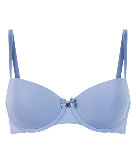 Demi Padded Underwired Bra, Niebieski