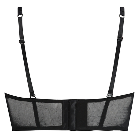 Reem Padded Underwired Bra, Czarny