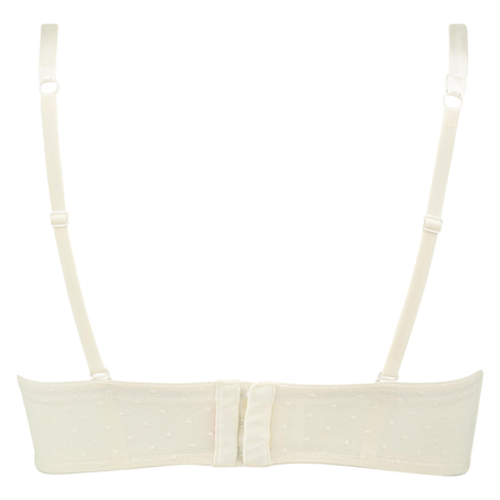 Padded strapless underwired bra Ramona, Biały