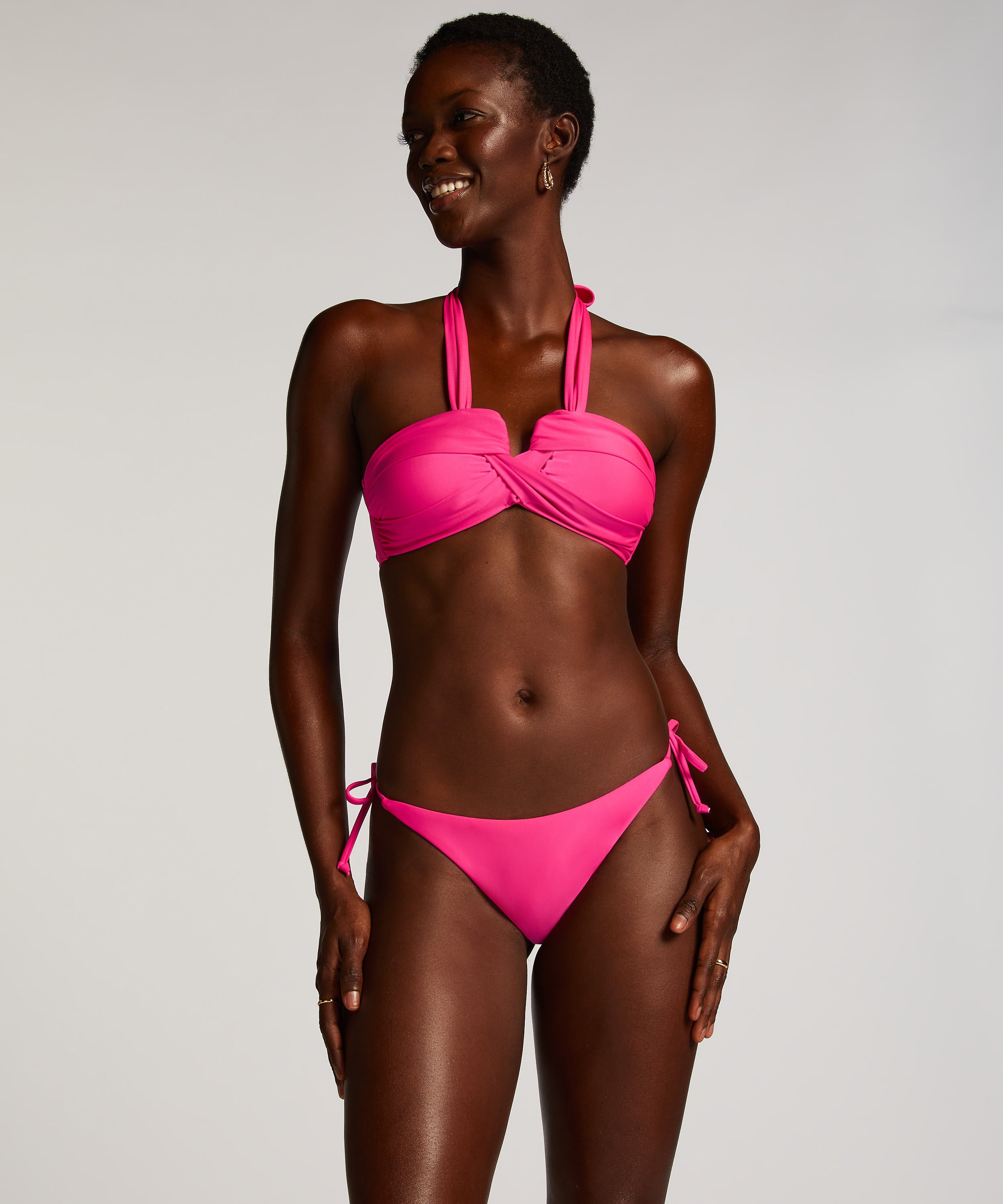 Majtki Bikini Stringi Naples, R&oacute;żowy, main