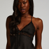 Cami Top Satin Marcela, Czarny