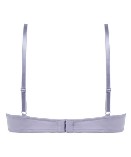 ﻿Biustonosz usztywniany z fiszbinami Plunge, Fioletowy