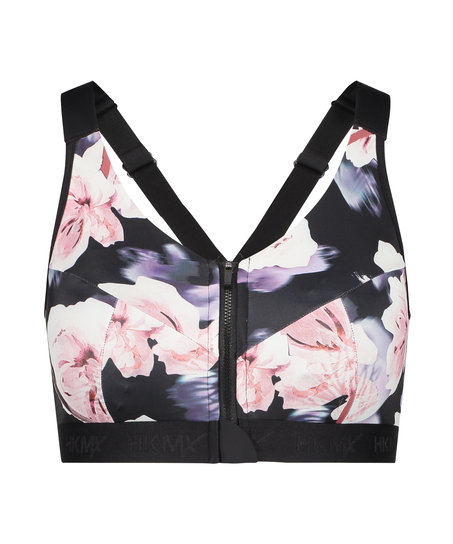 Biustonosz sportowy HKMX All Star Level 3, Czarny