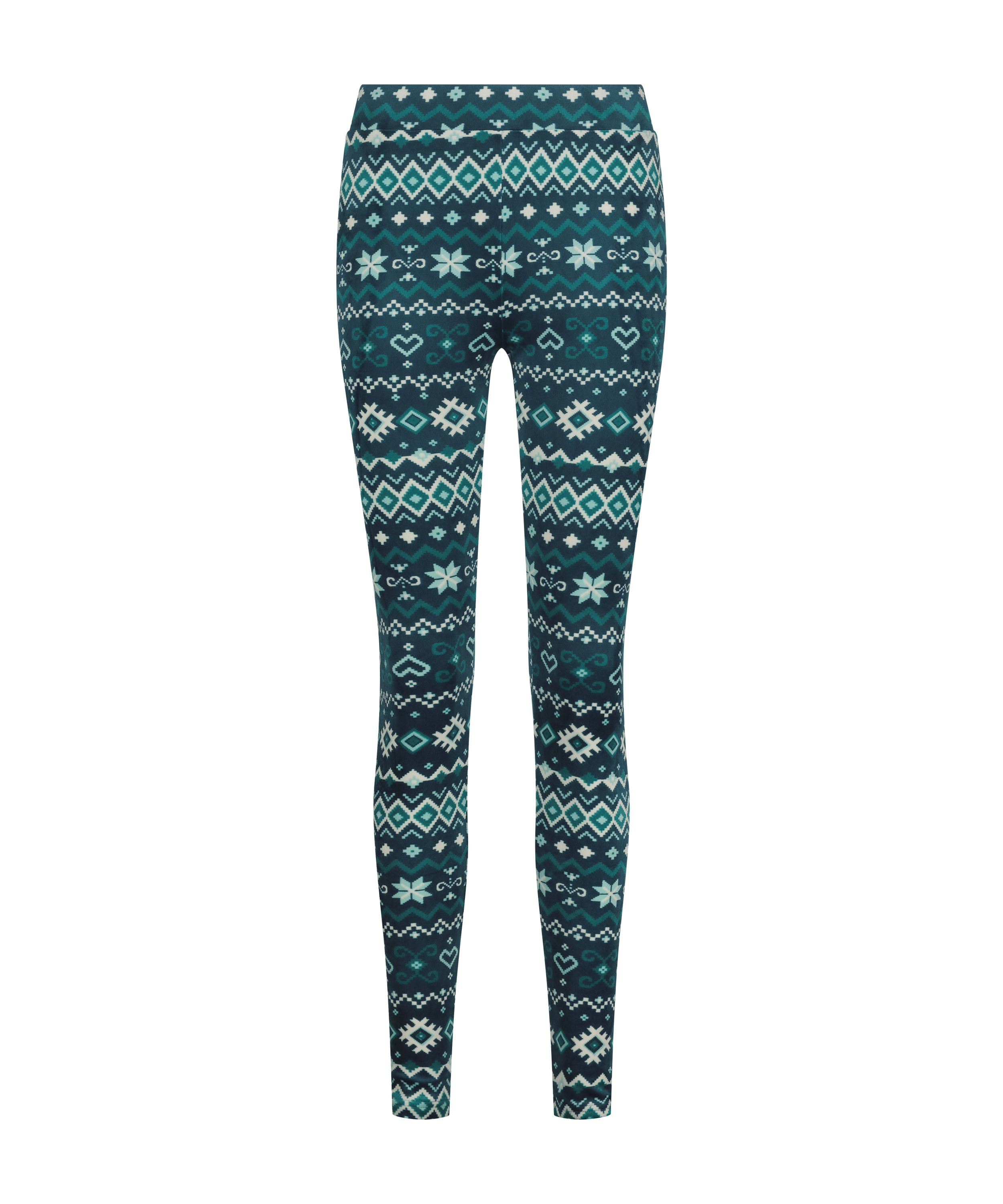 Welurowe legginsy, Niebieski, main