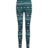 Welurowe legginsy, Niebieski