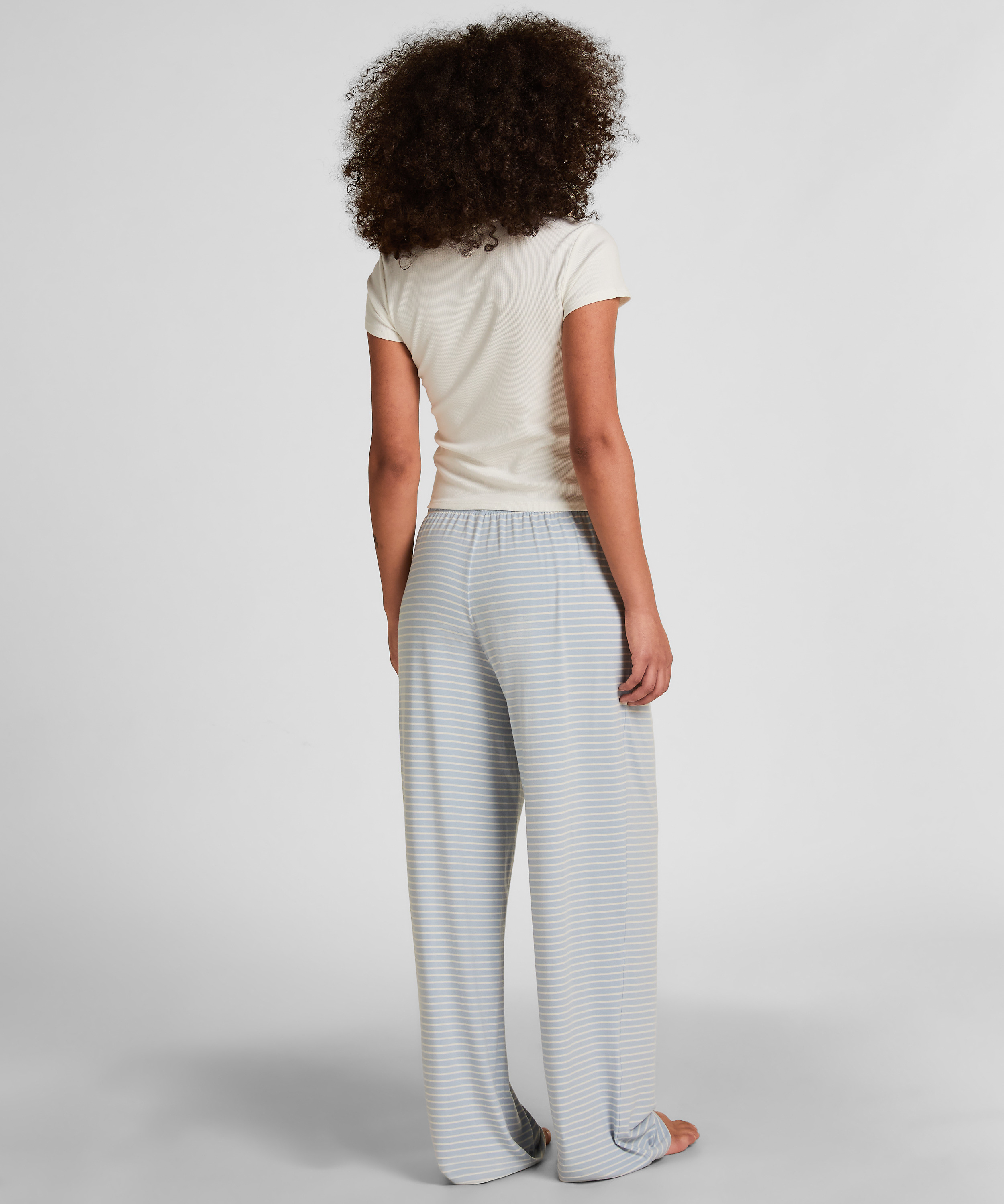 Spodnie z dżerseju, Niebieski, main