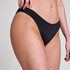 Neoprenowe bikini z wysokimi nogawkami, Czarny