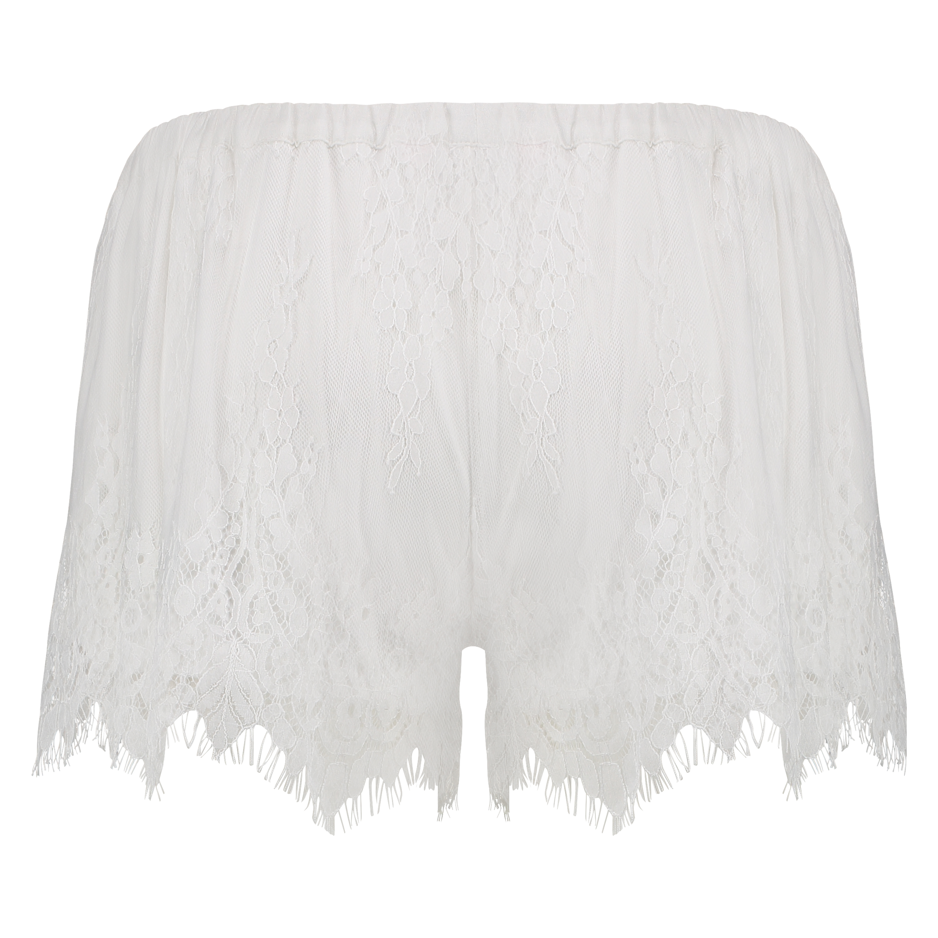 Lace Shorts, Biały, main