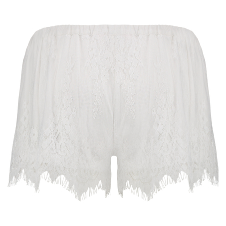 Lace Shorts, Biały