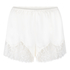 Satynowe Szorty Valerie, Biały