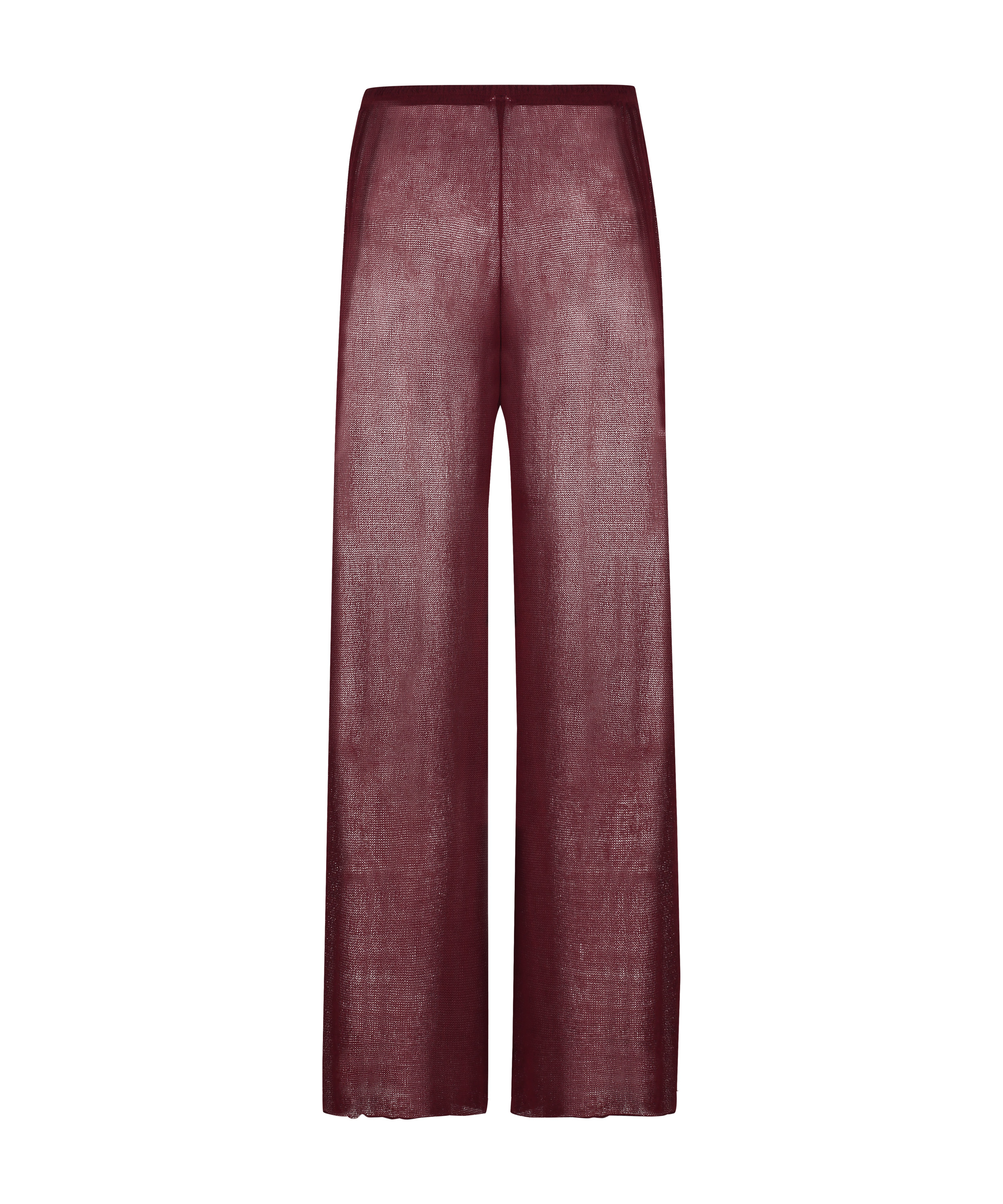 Otwarte dzianinowe spodnie plażowe, Czerwony, main