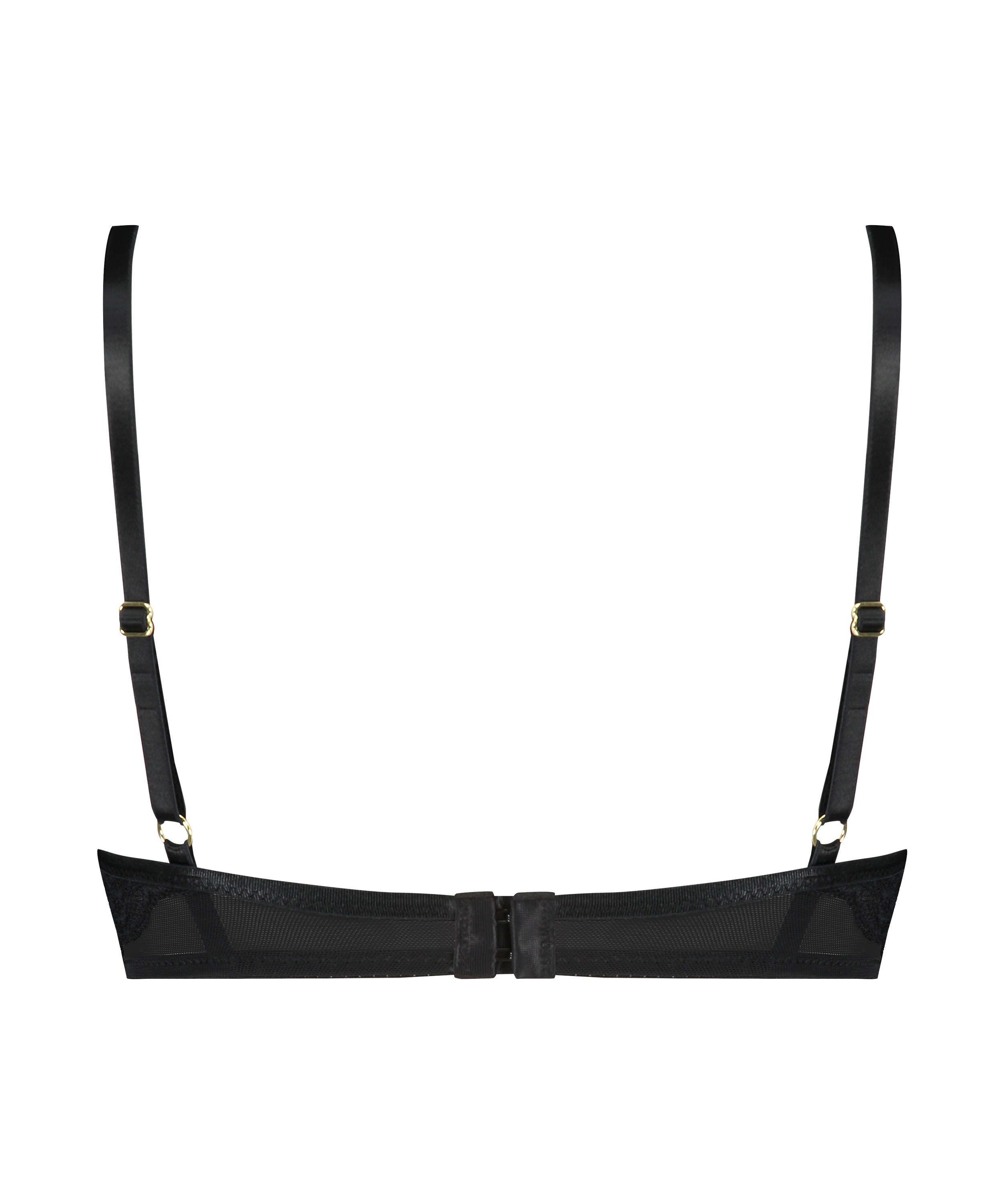 Usztywniony biustonosz z fiszbinami Sierra, Czarny, main