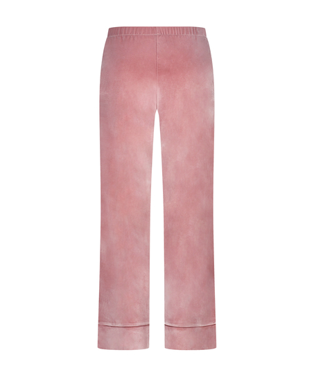 Spodnie z welurowego dresu, Fioletowy