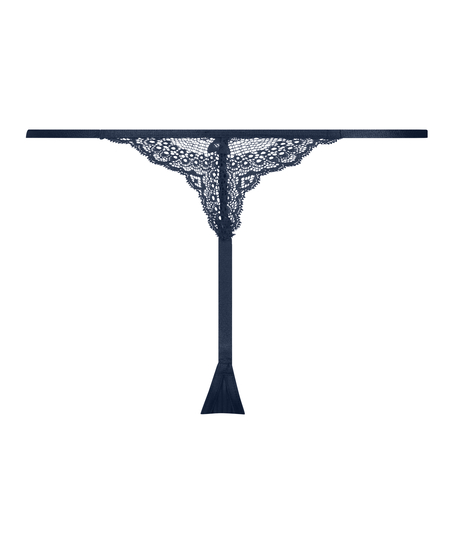 Wysoko wycięte stringi Kaiden, Niebieski