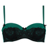 Padded strapless underwired bra  Lenka, Zielony