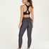 Legginsy sportowe z wysokim stanem HKMX Shine On, Szary