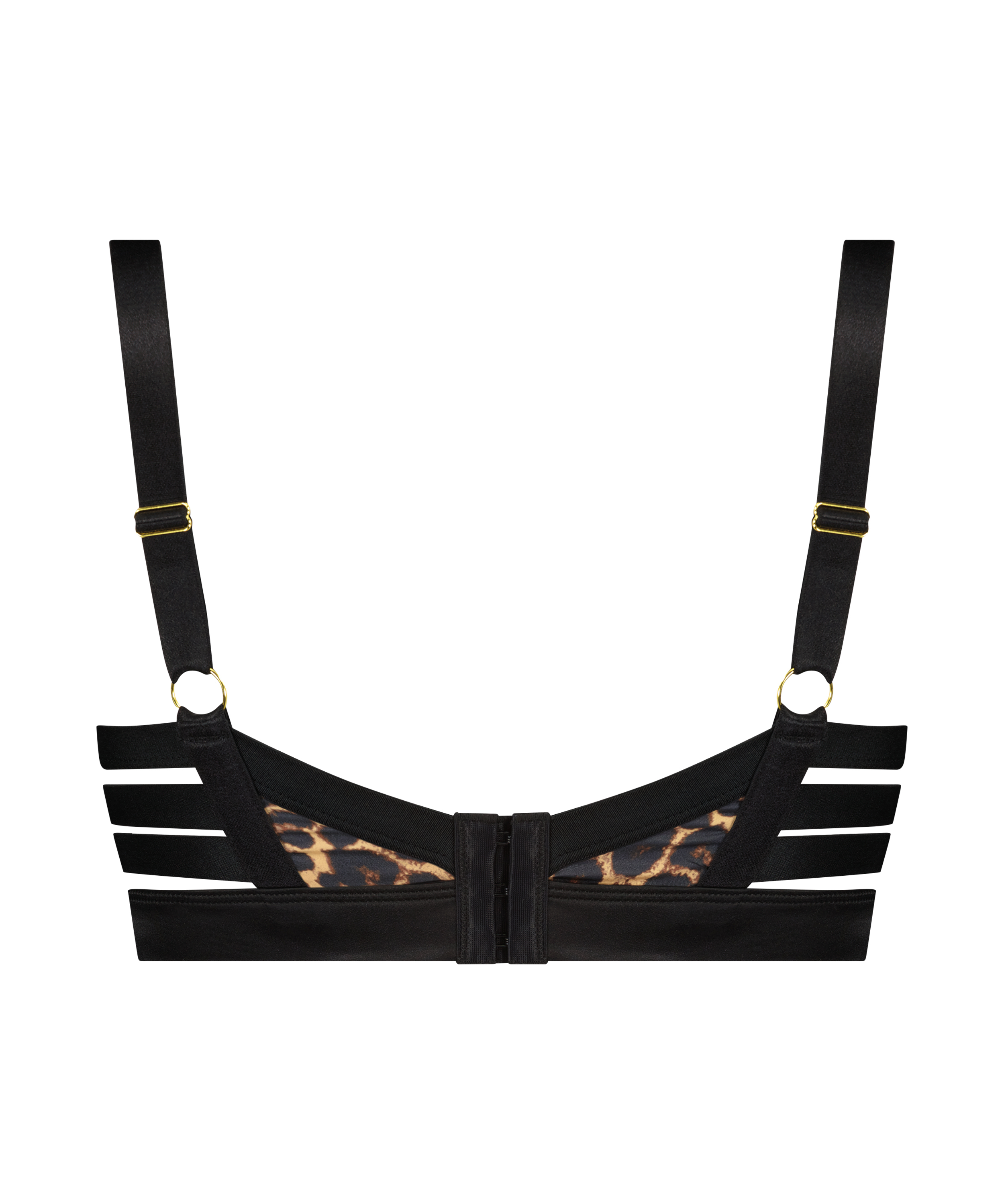 Biustonosz usztywniany z fiszbinami Kat, Czarny, main