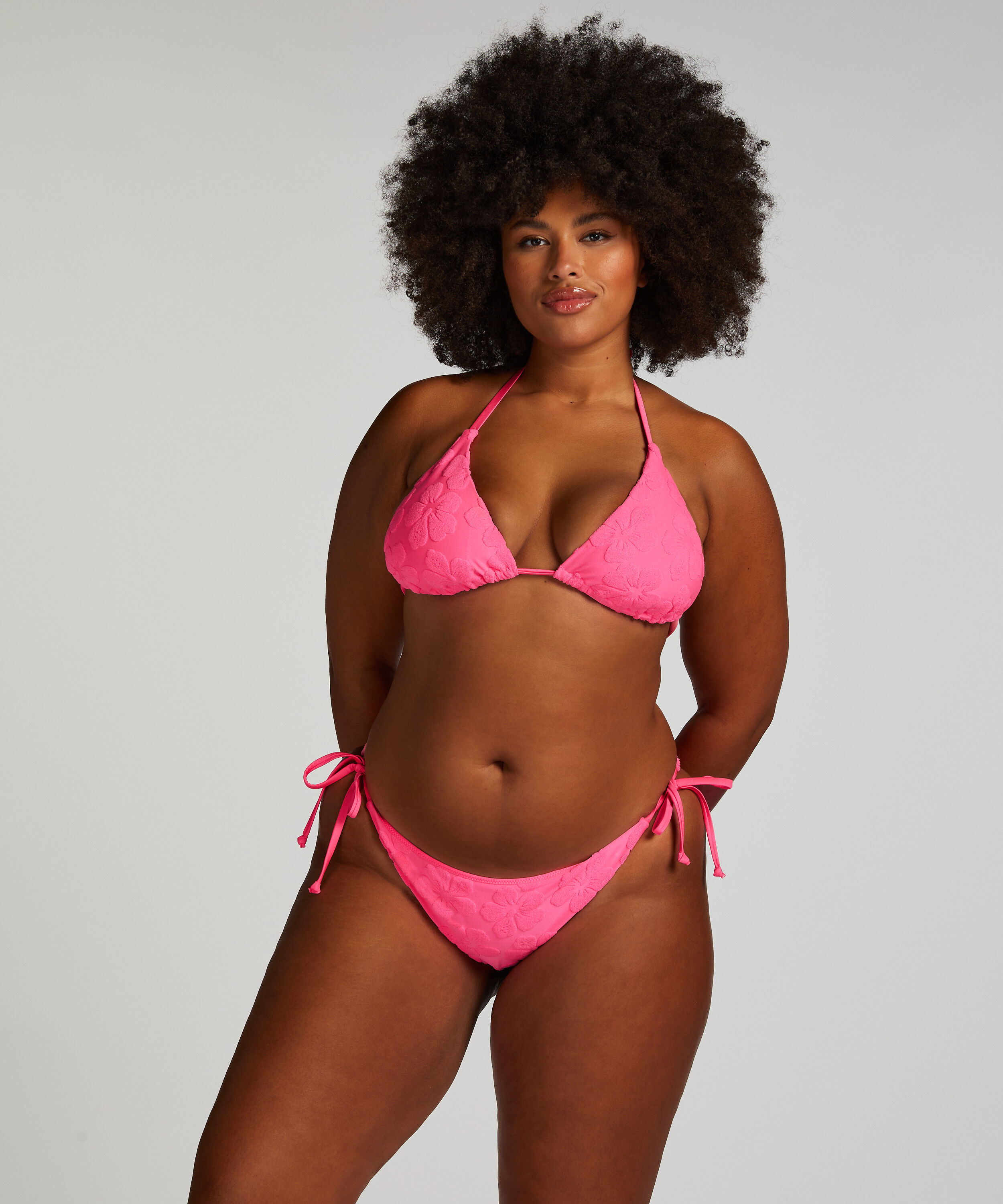 Majtki Bikini Cheeky Tanga Hula, R&oacute;żowy