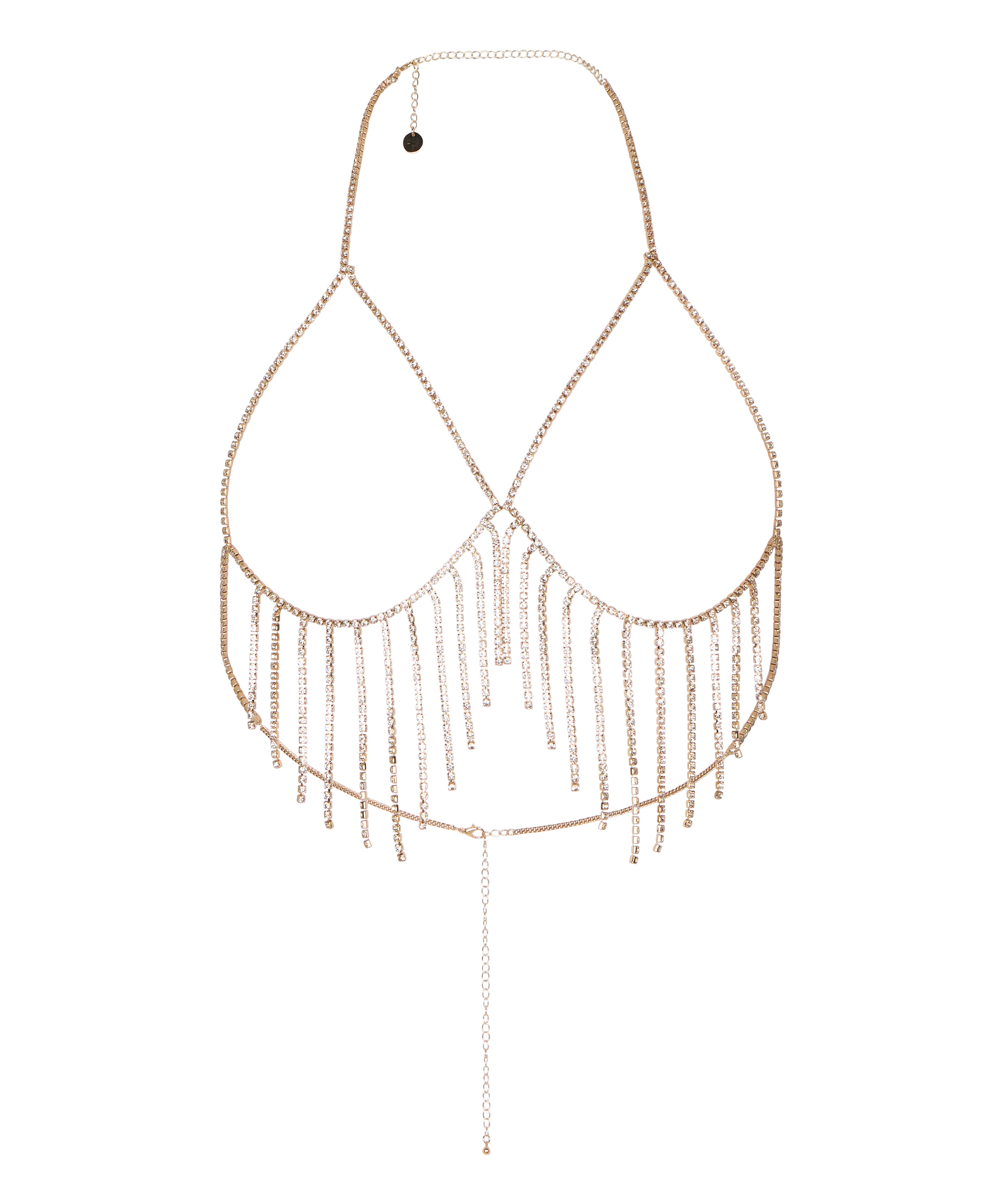 Biżuteria Bralette z Kryształkami, Ż&oacute;łty, main