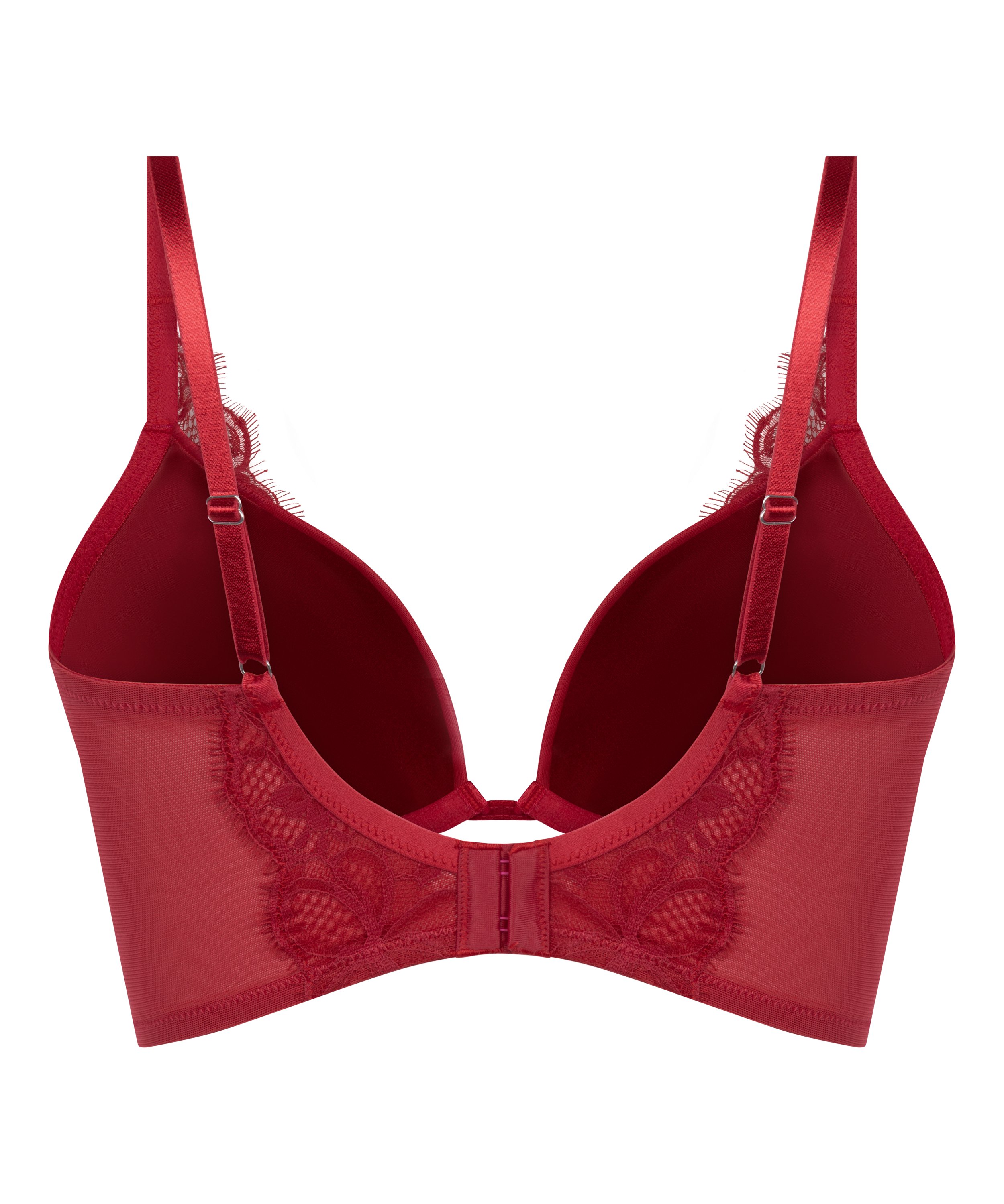 Biustonosz Push-Up Longline Marianna, Czerwony, main