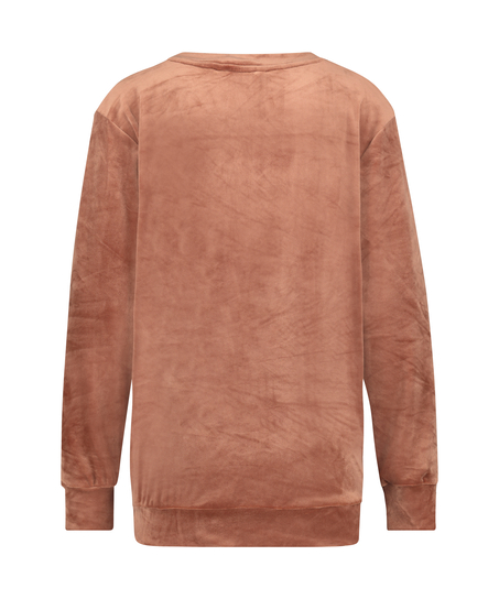 Aksamitny top ciążowy, R&oacute;żowy