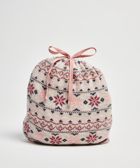 Piżama z torbą, Beżowy