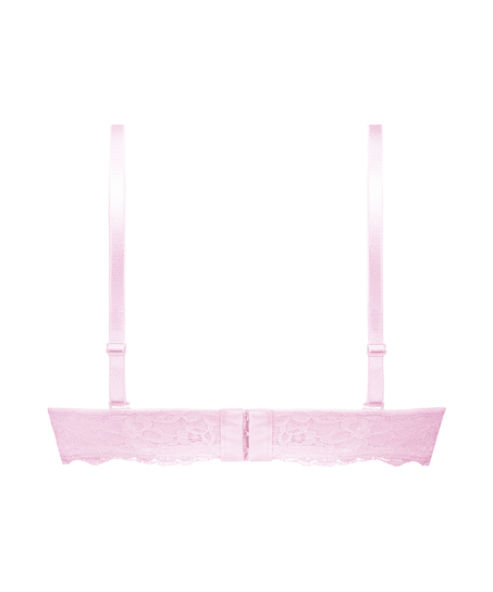 ﻿Biustonosz usztywniany z fiszbinami Marine, Różowy