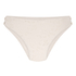 Szydełkowy d&oacute;ł od bikini Crochet, Biały