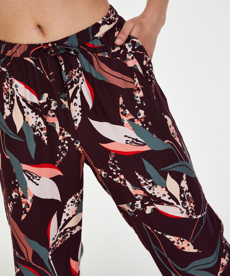 Woven Pyjama Bottoms, Czerwony