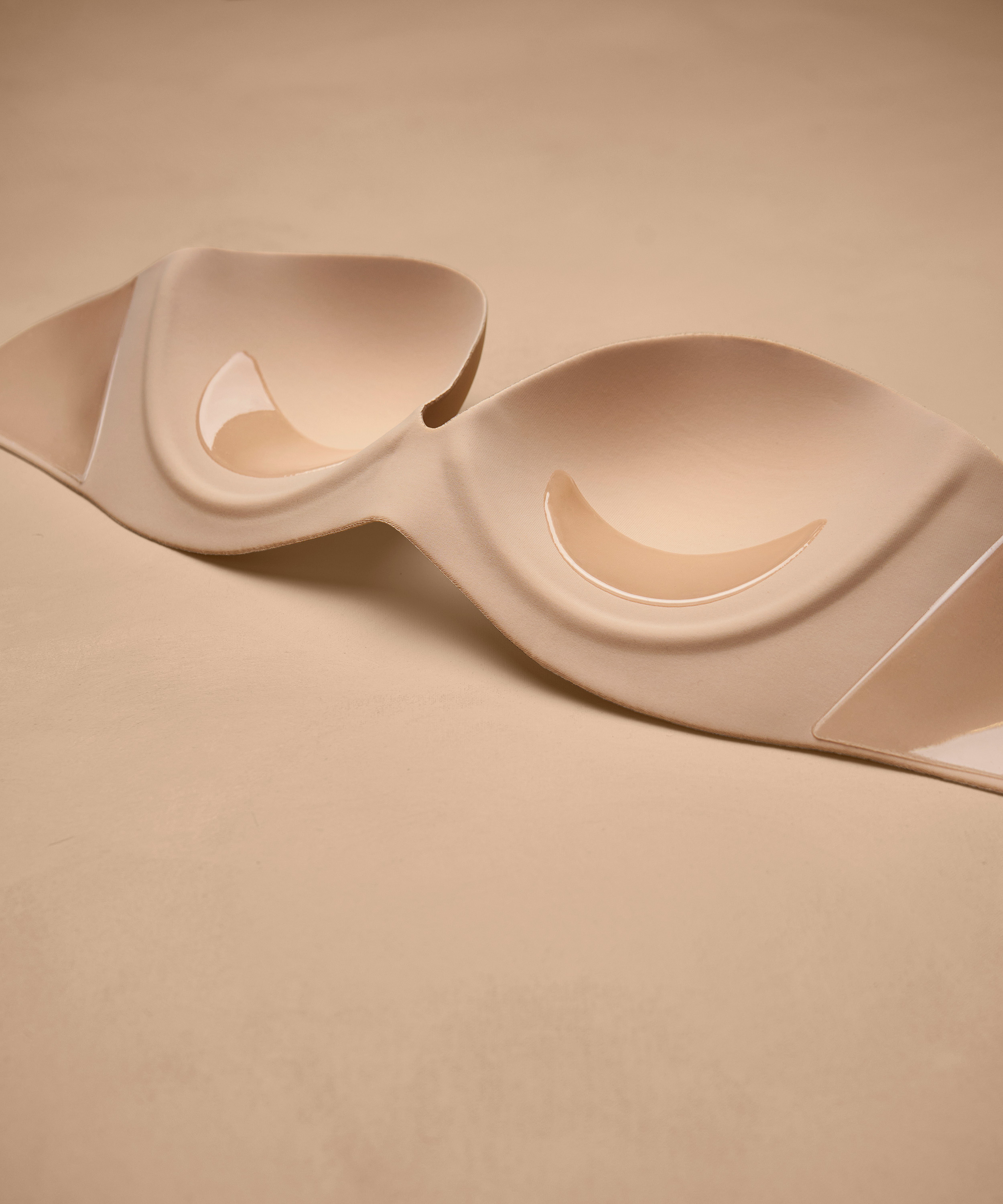 Stick on bra, Beżowy, main
