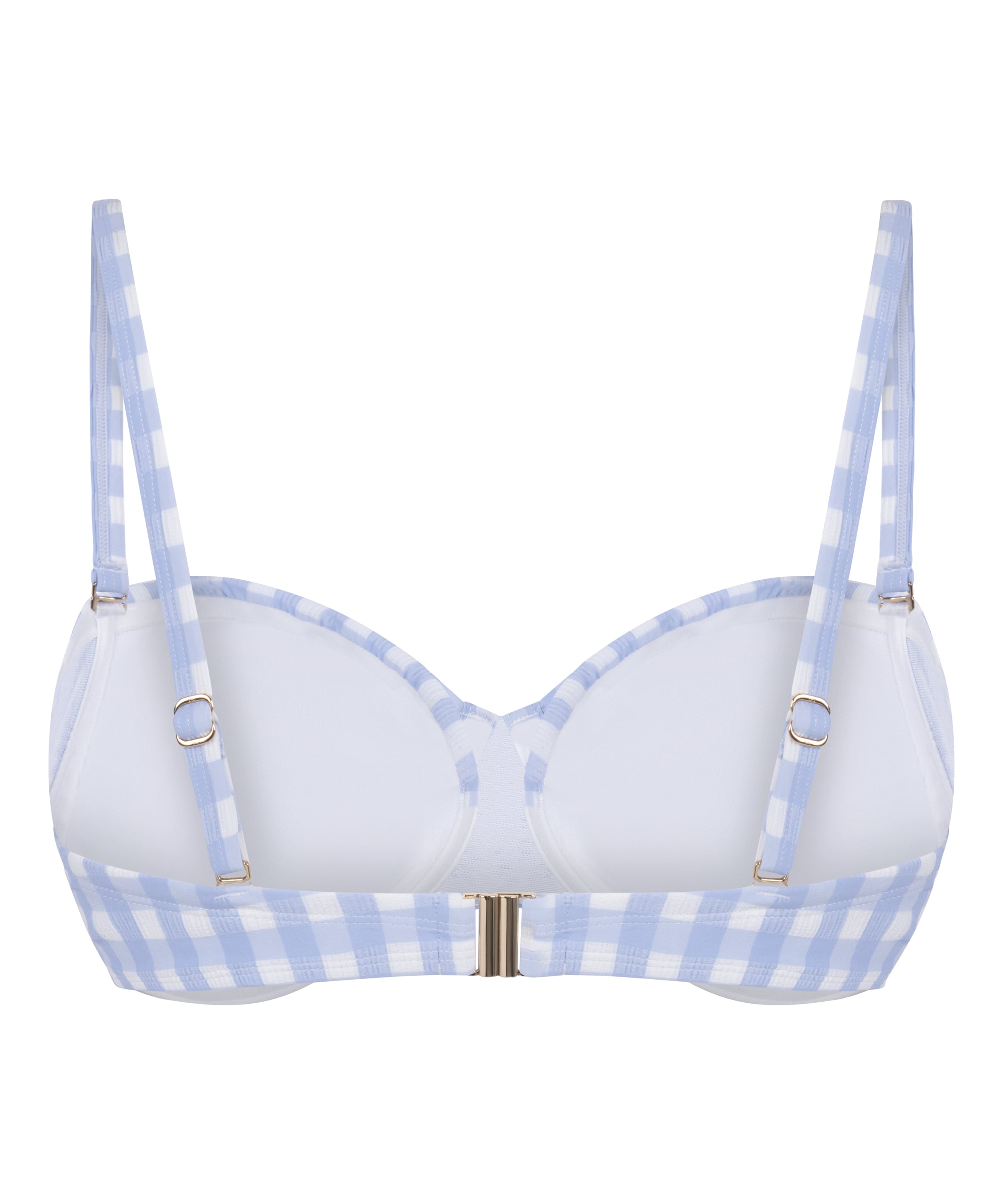Usztywniany Biustonosz Bikini z Fiszbinami Amalfi, Niebieski, main