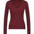 Top V-neck long sleeves, Fioletowy