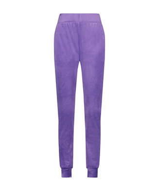 Velours Jogging Pants, Fioletowy