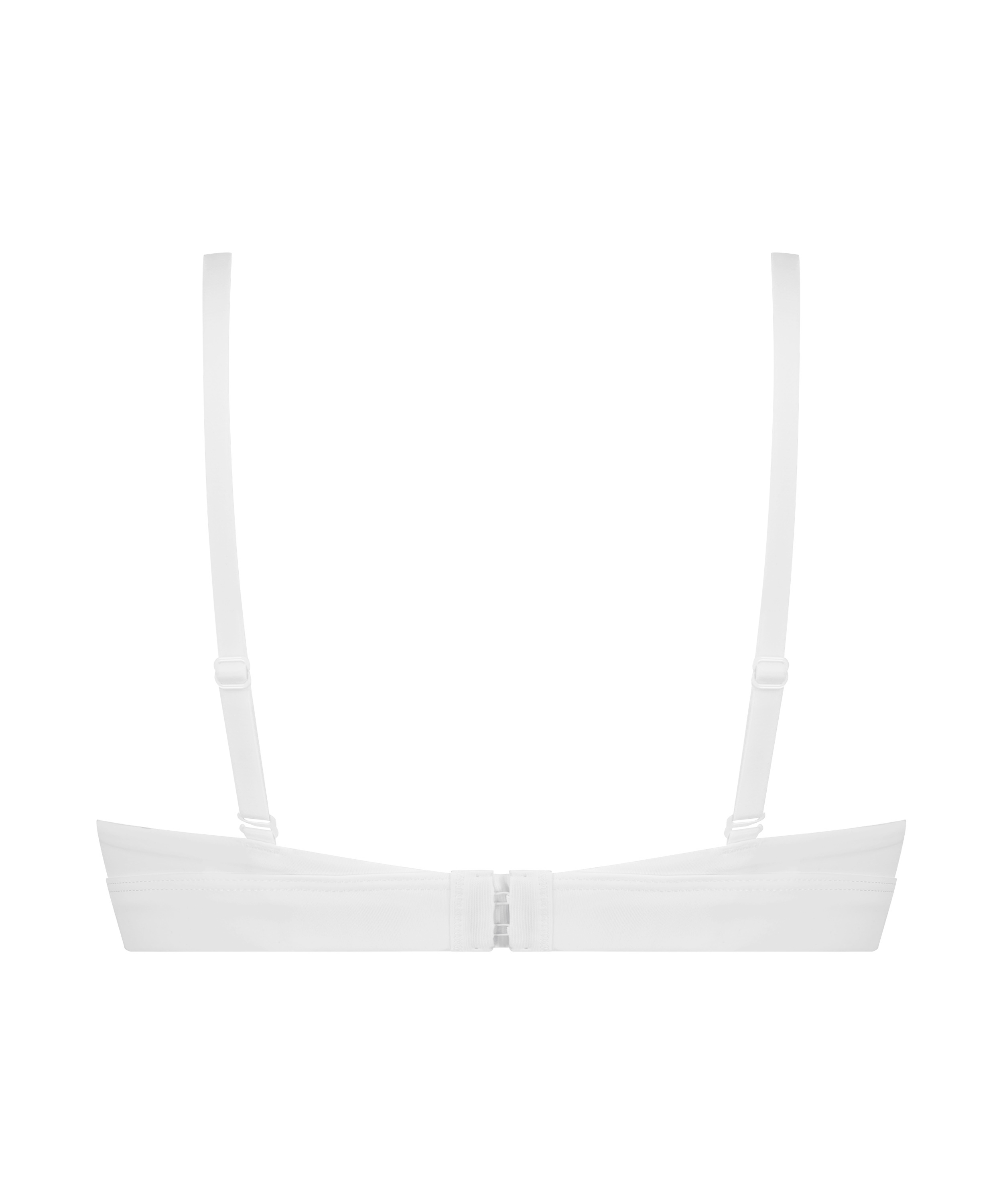 Usztywniany biustonosz bez fiszbin, Biały, main