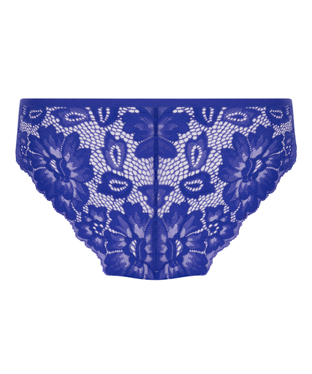 Brazyliany Invisible Lace Back, Niebieski