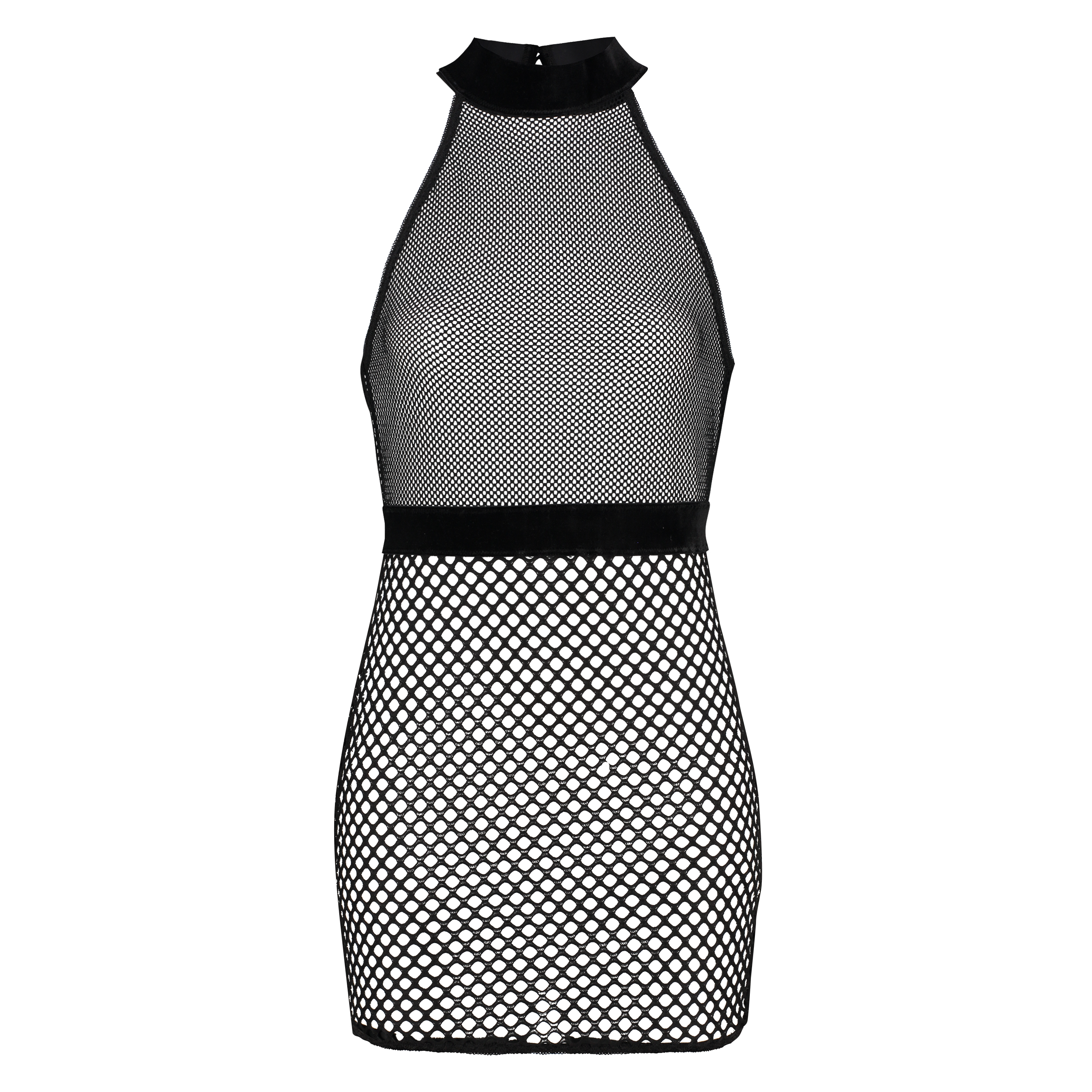 Morgana slipdress, Czarny, main