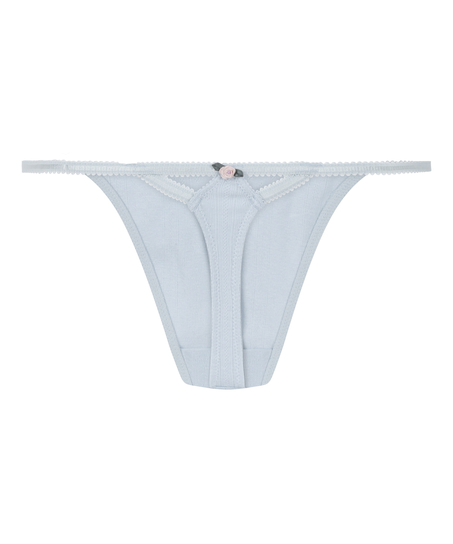 Stringi Pointelle, Niebieski