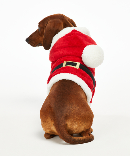 Polarowy kombinezon dla psa, Czerwony