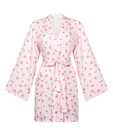 Satynowe kimono, R&oacute;żowy