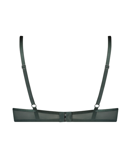Nieusztywniany biustonosz z fiszbinami Reeva, Zielony