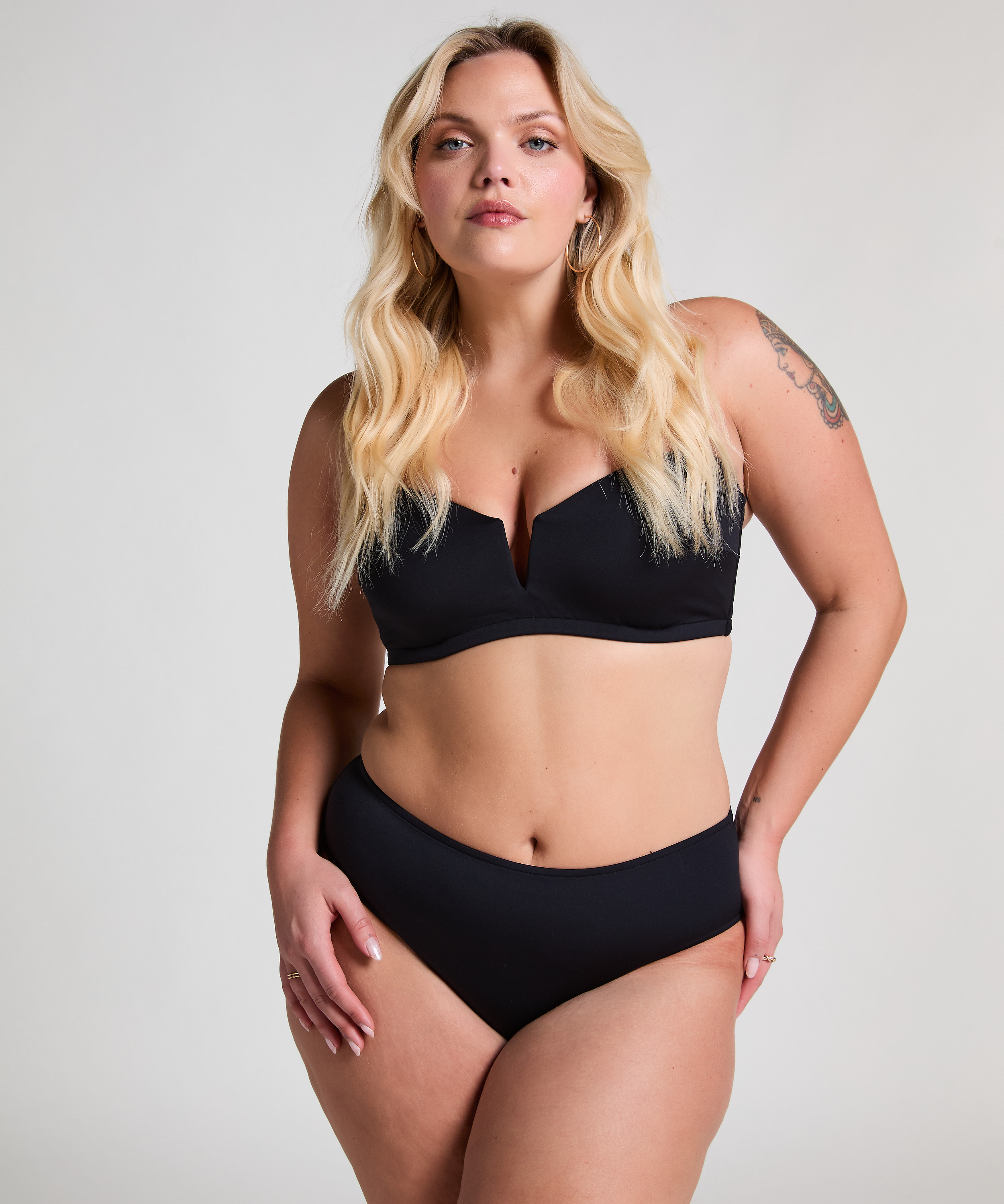 Neoprenowe bikini Rio, Czarny, main