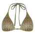 Tr&oacute;jkątny top od bikini Cali, Zielony