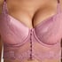 Biustonosz usztywniany z fiszbinami Laila, R&oacute;żowy